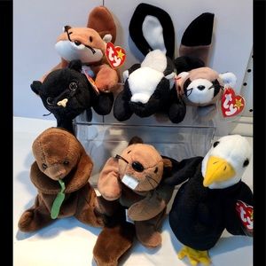 TY Beanie Babies wild animals of North America